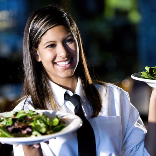 Our waiters serve you